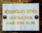 Rózsavölgyi István atlétikai pálya Tata